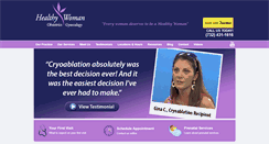 Desktop Screenshot of healthywomanusa.com